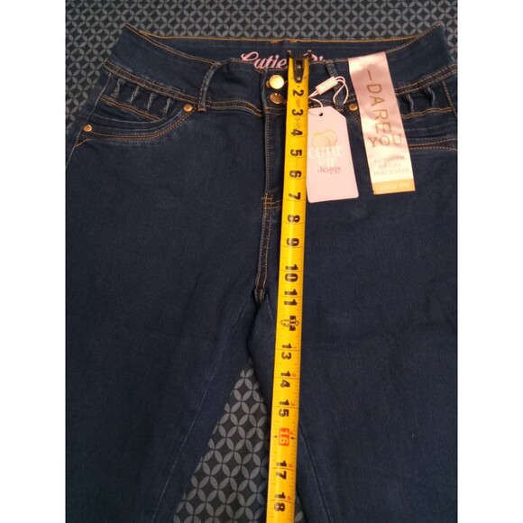 WAIST 33 INCHEES SIZE 15 SKINNY JEANS STRETCH PUSH UP DENIM BLUE 15-1 CTP16 SZ15 - Picture 5 of 10